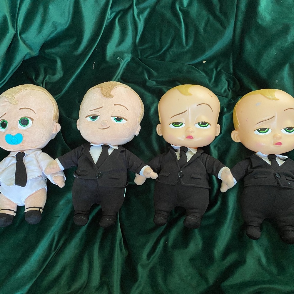 Dreamworks 2017 Toy The Boss Baby 12" Talking Doll LOT